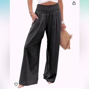 Linen Palazzo Pants